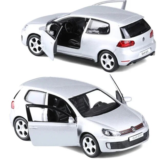 Металлический Volkswagen Golf GTI 1/36, белый
