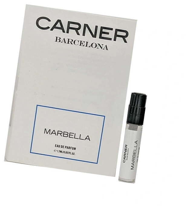 Проба аромата Carner Barcelona Marbella 1.7 / Парфюмерная вода Карнер Барселона Марбелла миниатюра / Красивый парфюм