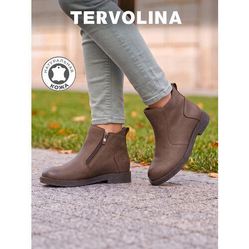 фото Ботинки дерби tervolina осень, размер 36, серый 2