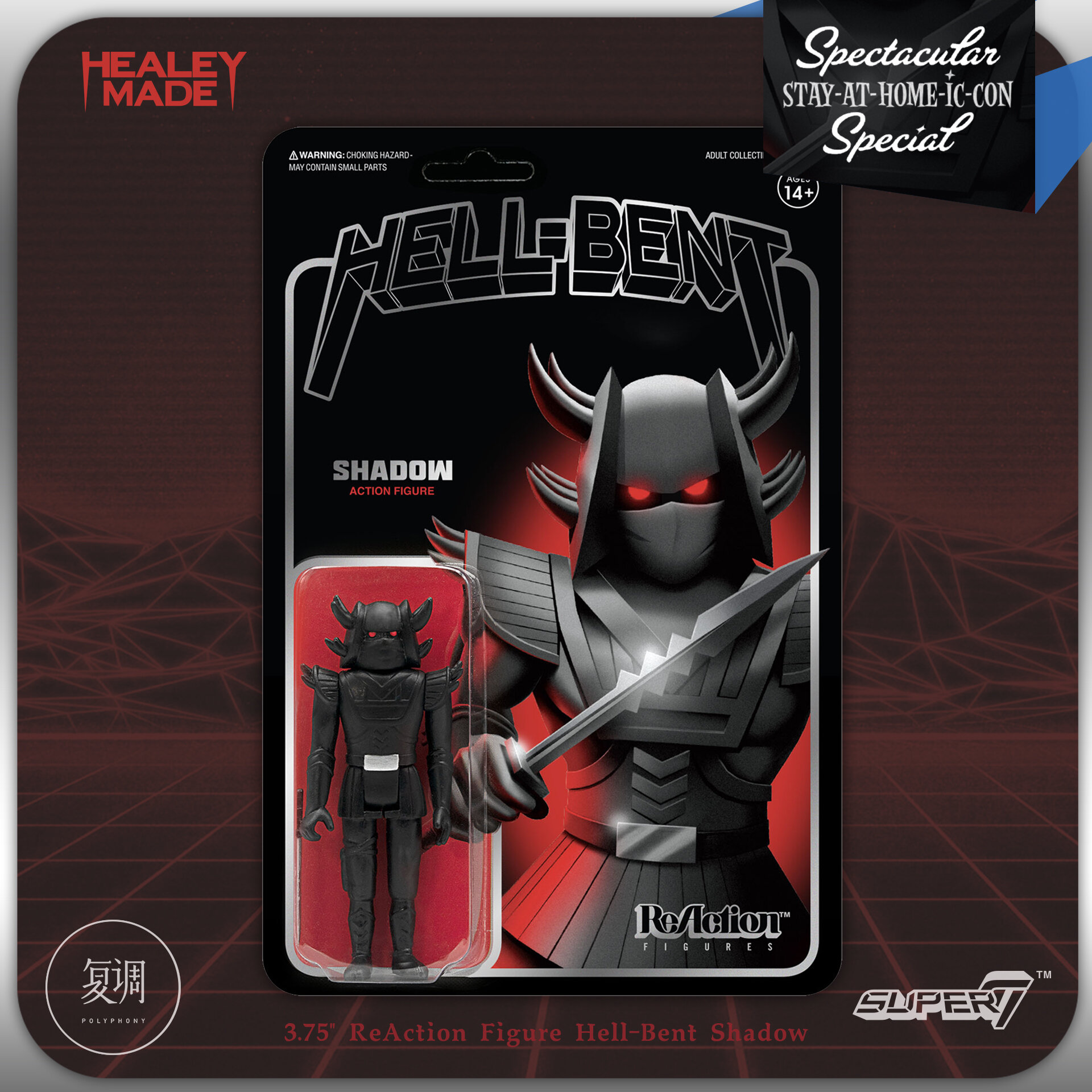 Super7 Healeymade Hellbent Ретро Ключенс Декоративная Висячая Подвеска для Коллекционеров, Высококачественная
