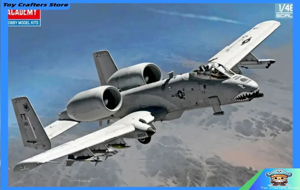 Academy Hobby 12348 1/48 A-10C Thunderbolt II 75 - я эскадрилья ВВС США Модель сборки самолёта (Без модели человека)