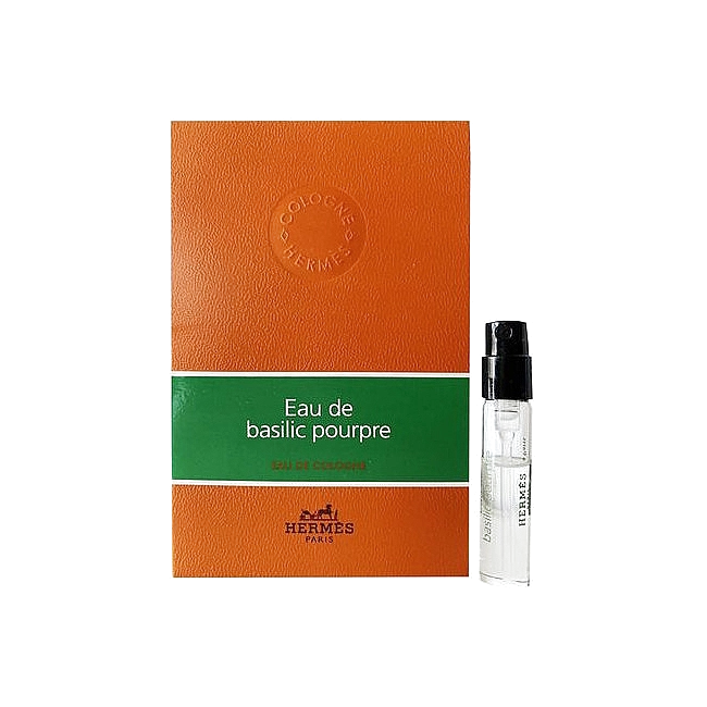 Одеколон Hermes Eau De Basilic Pourpre миниатюра 2 / Сэмпл аромата Гермес О Де Базилик Пурпре / Пробник парфюма