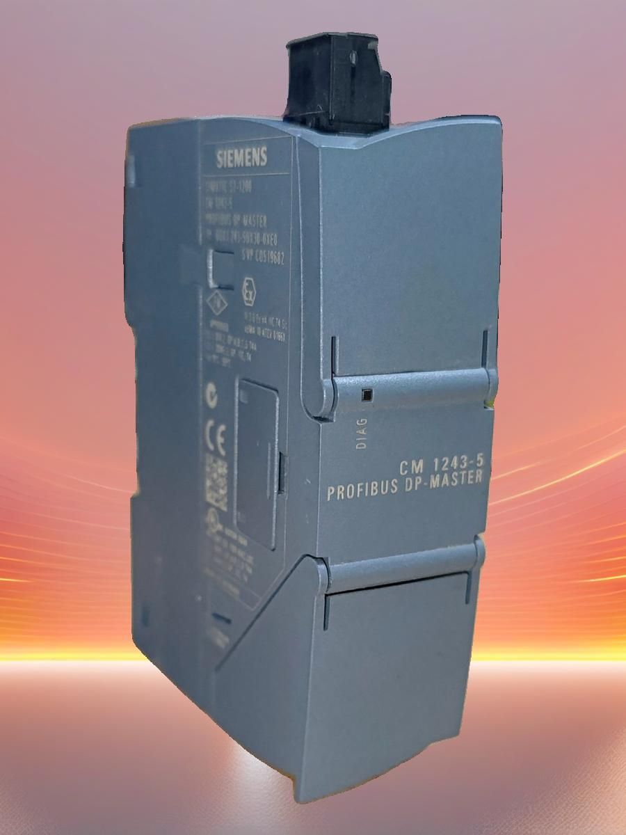 6GK7243-5DX30-0XE0, Коммуникационный модуль CM 1243-5 для подключения контроллера к сети PROFIBUS DP в виде ведущего устройства, до 16 устройств