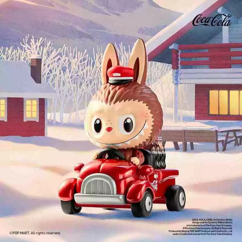 Фигурка POPMART THE MONSTERS LABUBU Coca-Cola Series Blind Box Скрытая Версия Эльф Экспресс Коллекционная Игрушка
