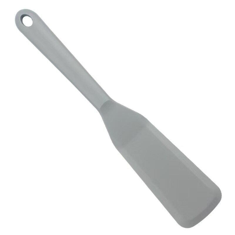 Лопатка, для блинов, силиконовая, нескользящие ручки, серая, 25x5 см(Рисунок 1