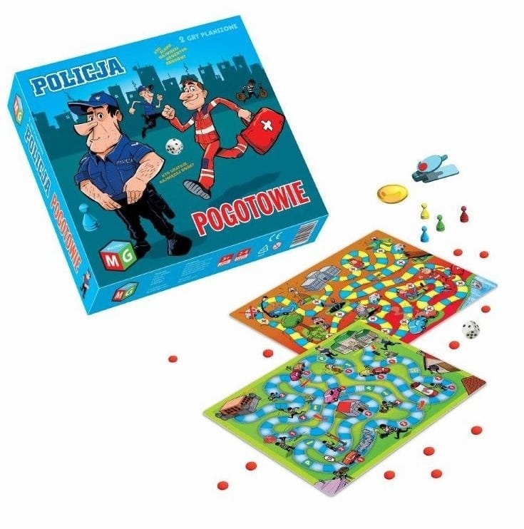 Настольная игра Multigra Полиция и Скорая помощь, набор из 2 игр