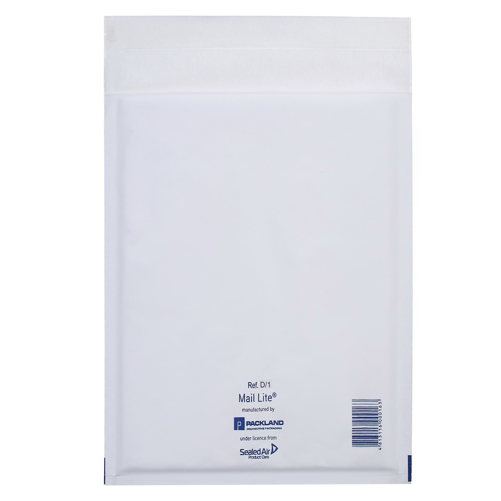 Крафт-конверт с воздушно-пузырьковой плёнкой Mail lite D/1, 18x26 см, white