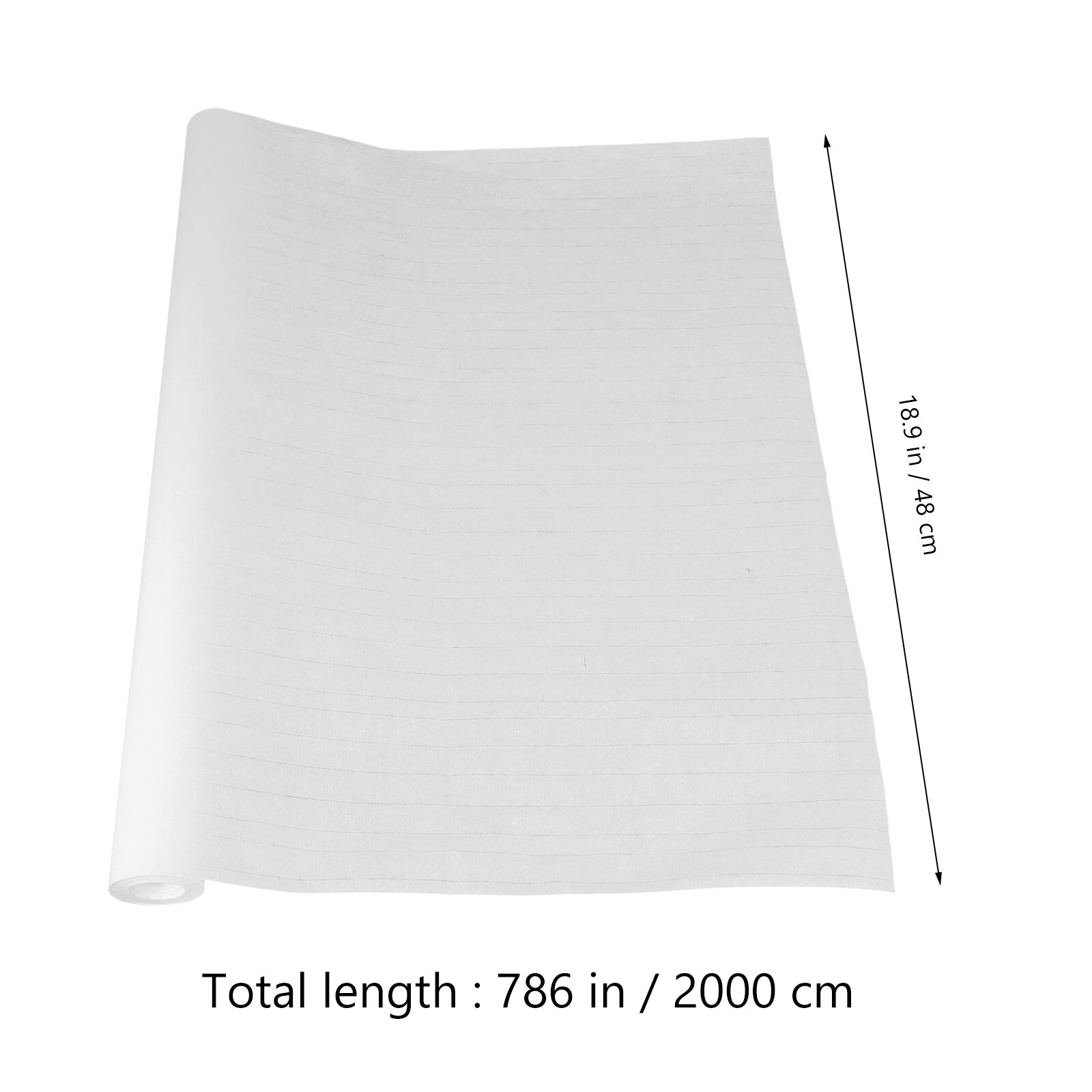 Бумага Для Каллиграфии Белая 2000.00X48.00X0.10Cm Одно Рулона В Комплекте Идеально Для Письма И Рисования