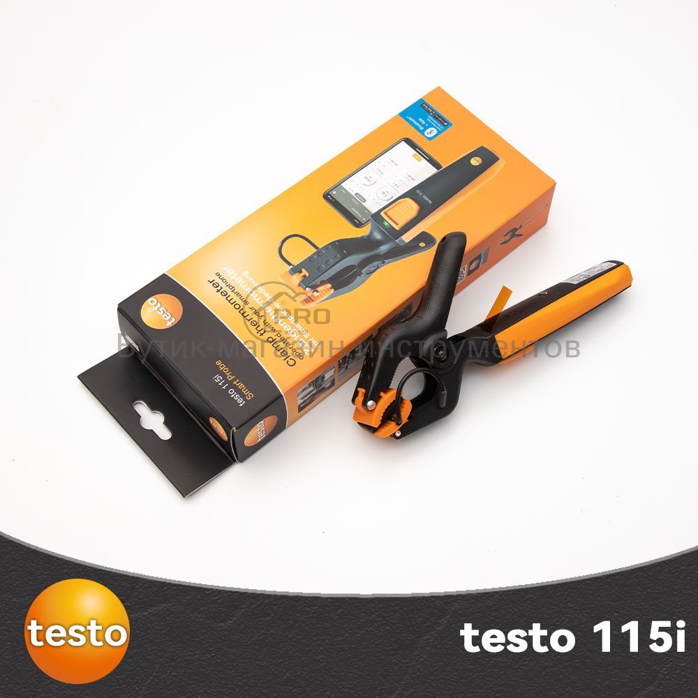 Testo 115i интеллектуальный беспроводной мини-прибор для измерения температуры с зажимом для труб