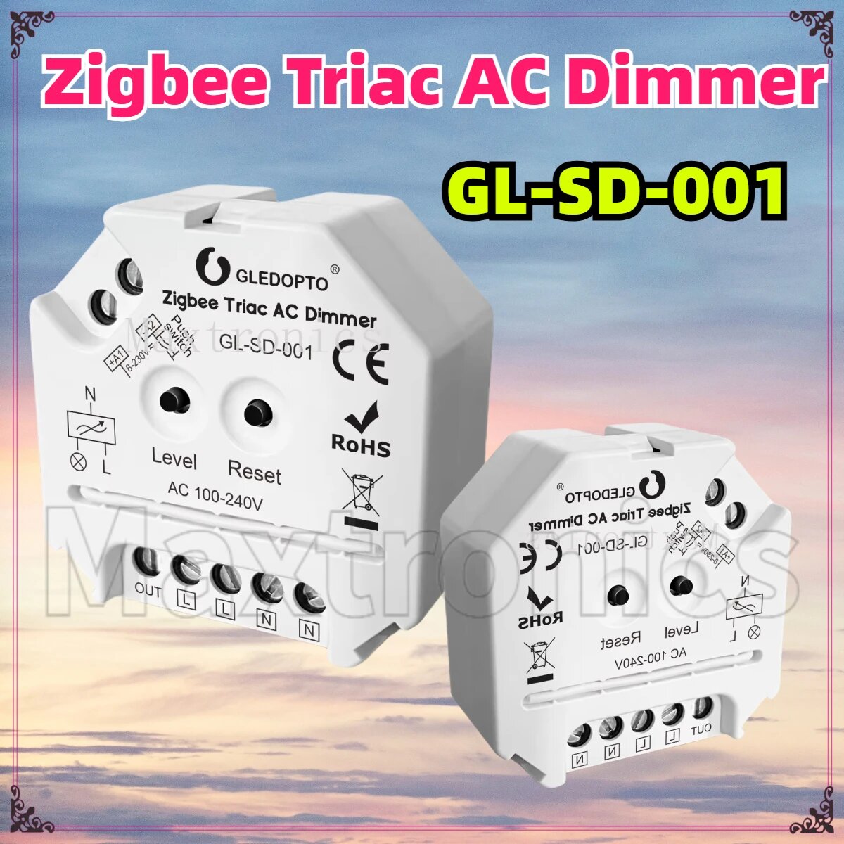 Zigbee мини-диммер GLEDOPTO GL-SD-001 GL-RC-009 Only