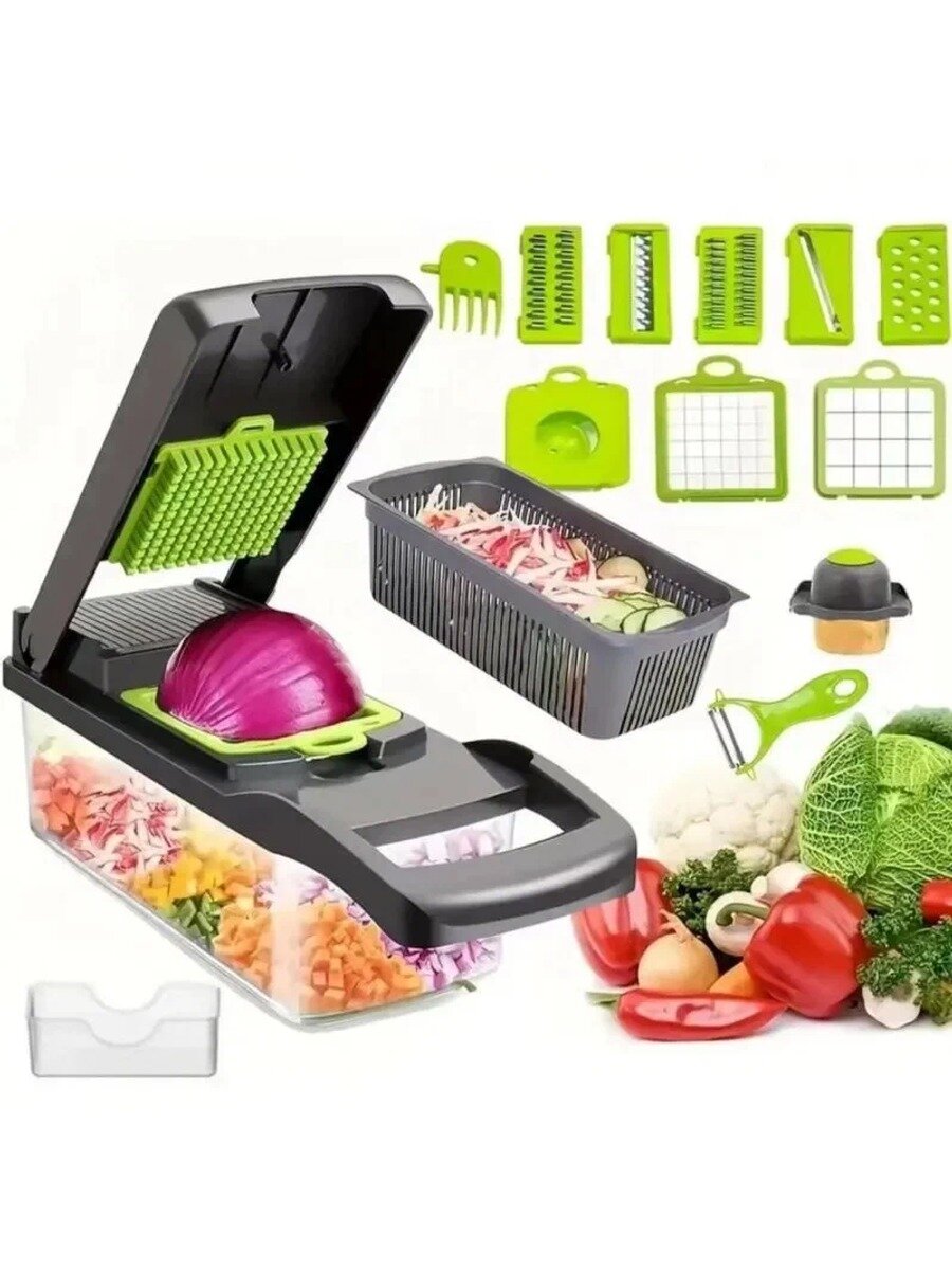 Многофункциональная овощерезка и кубикорезка для картофеля и кухонный измельчитель