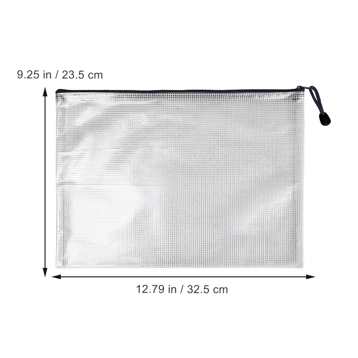 Черные Прозрачные Сумки Для Документов На Молнии 10 Штук 32 5X23 5Cm