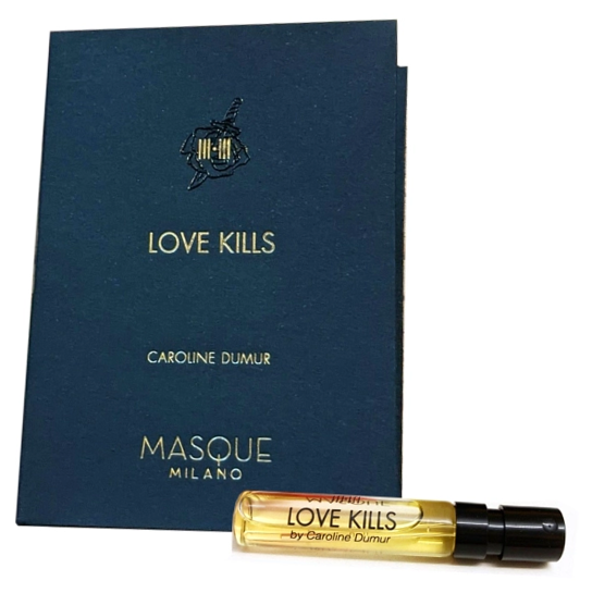 Masque Love Kills парфюмерная вода унисекс миниатюра 2 мл - Маска Лав Киллс, Любовь Убивает