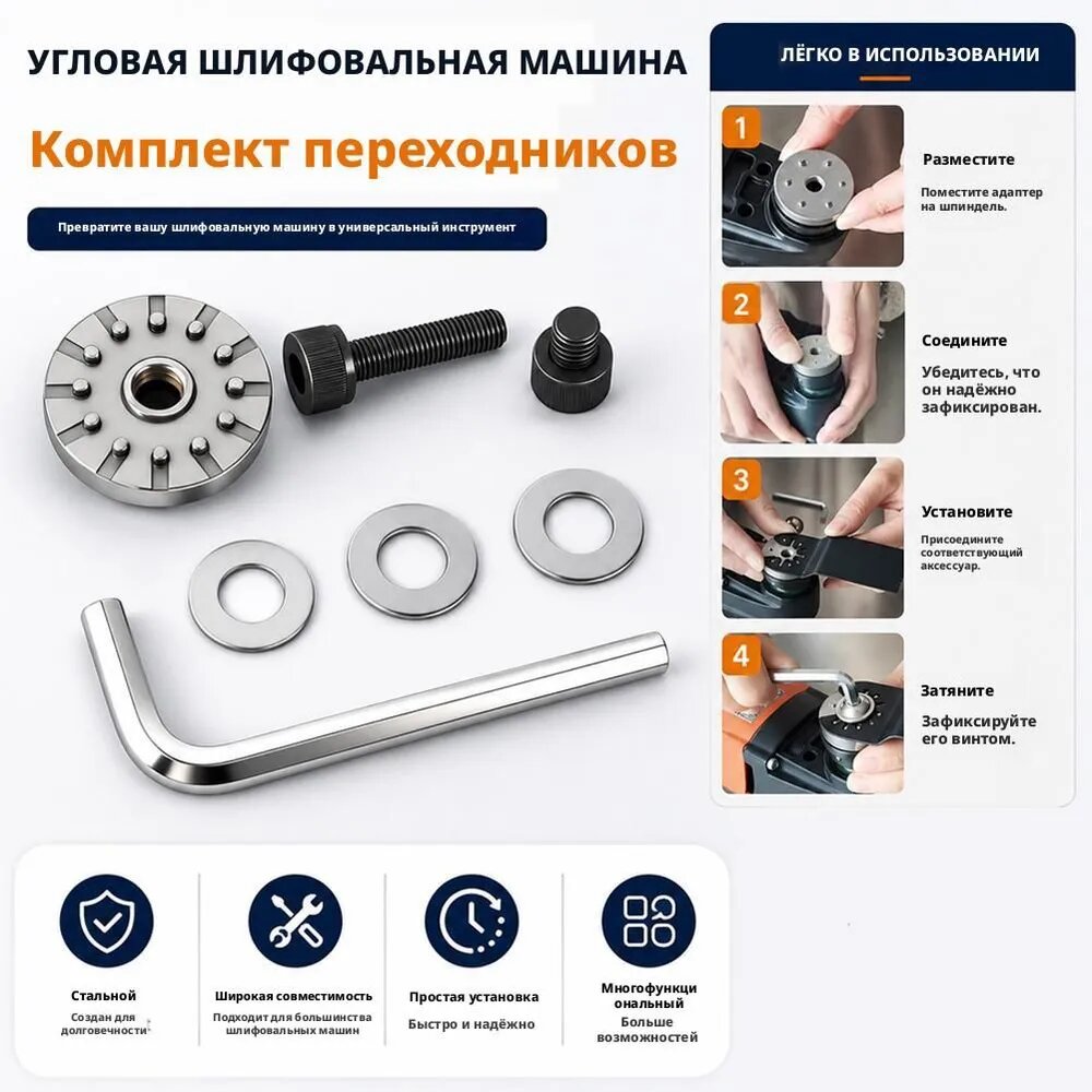 Набор насадок для реноватора/Интерфейсный адаптер,1 шт Содержит инструменты