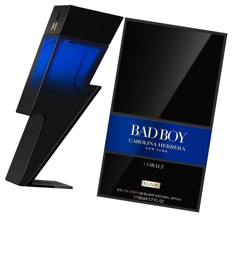 Мужские духи Bad Boy Cobalt Elixir Carolina Herrera 50 мл / Бэд Бой Кобальт Эликсир
