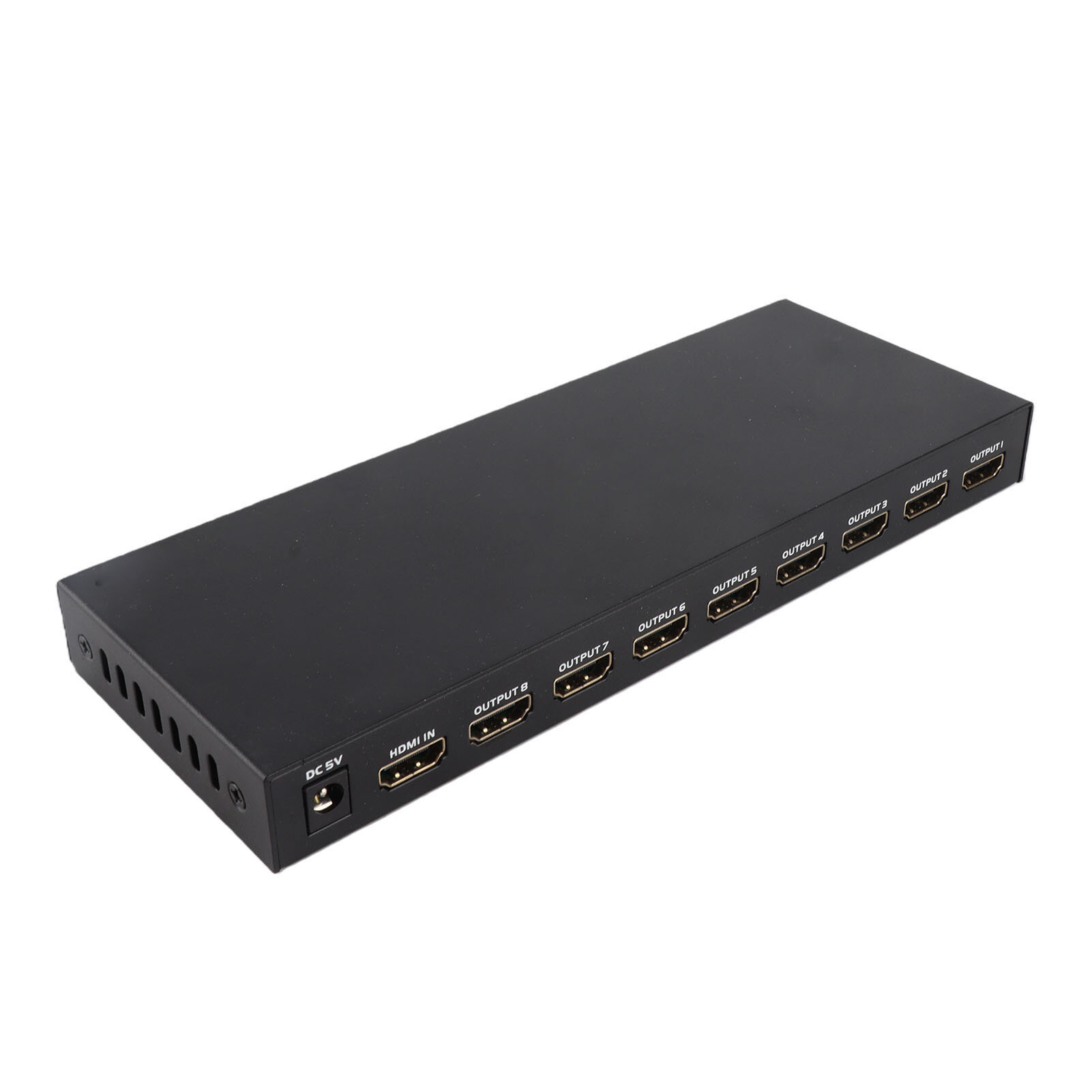 1 in 8 Out HD Multimedia Interface Splitter, 4K, металлический, для 4K устройств