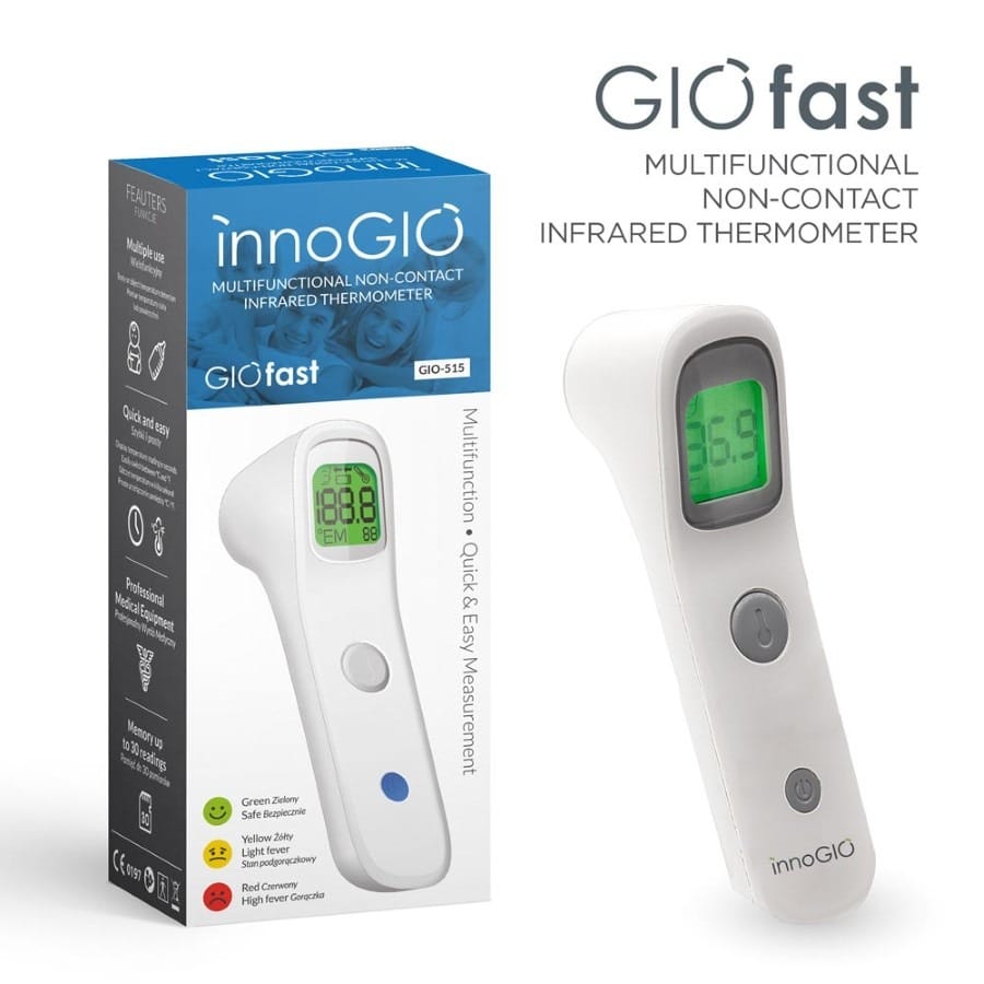 Медицинский термометр InnoGIO GIOfast, бесконтактный инфракрасный лобный