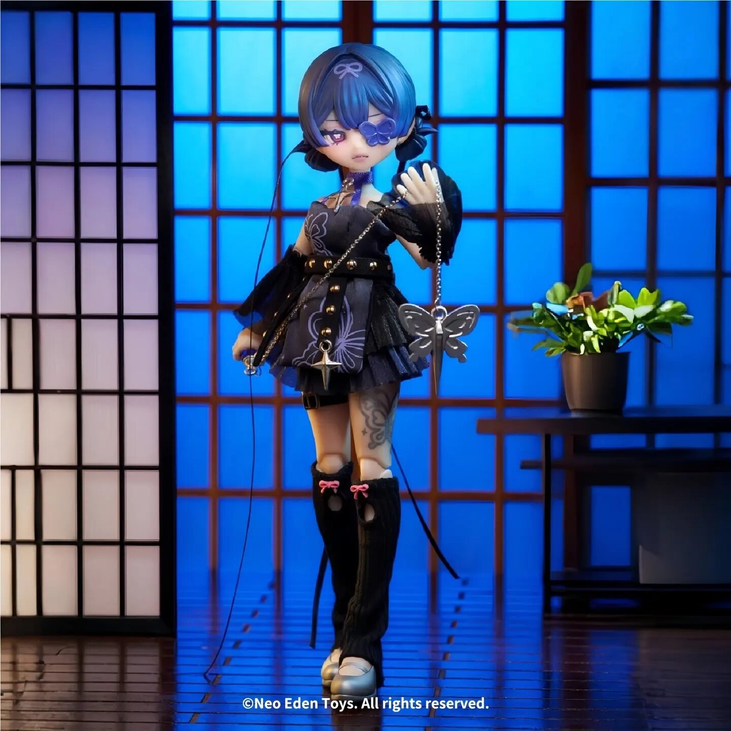 MEET PHOENIX Eve Lynna Double Face Killer BJD куклы Синий, Open-DIE