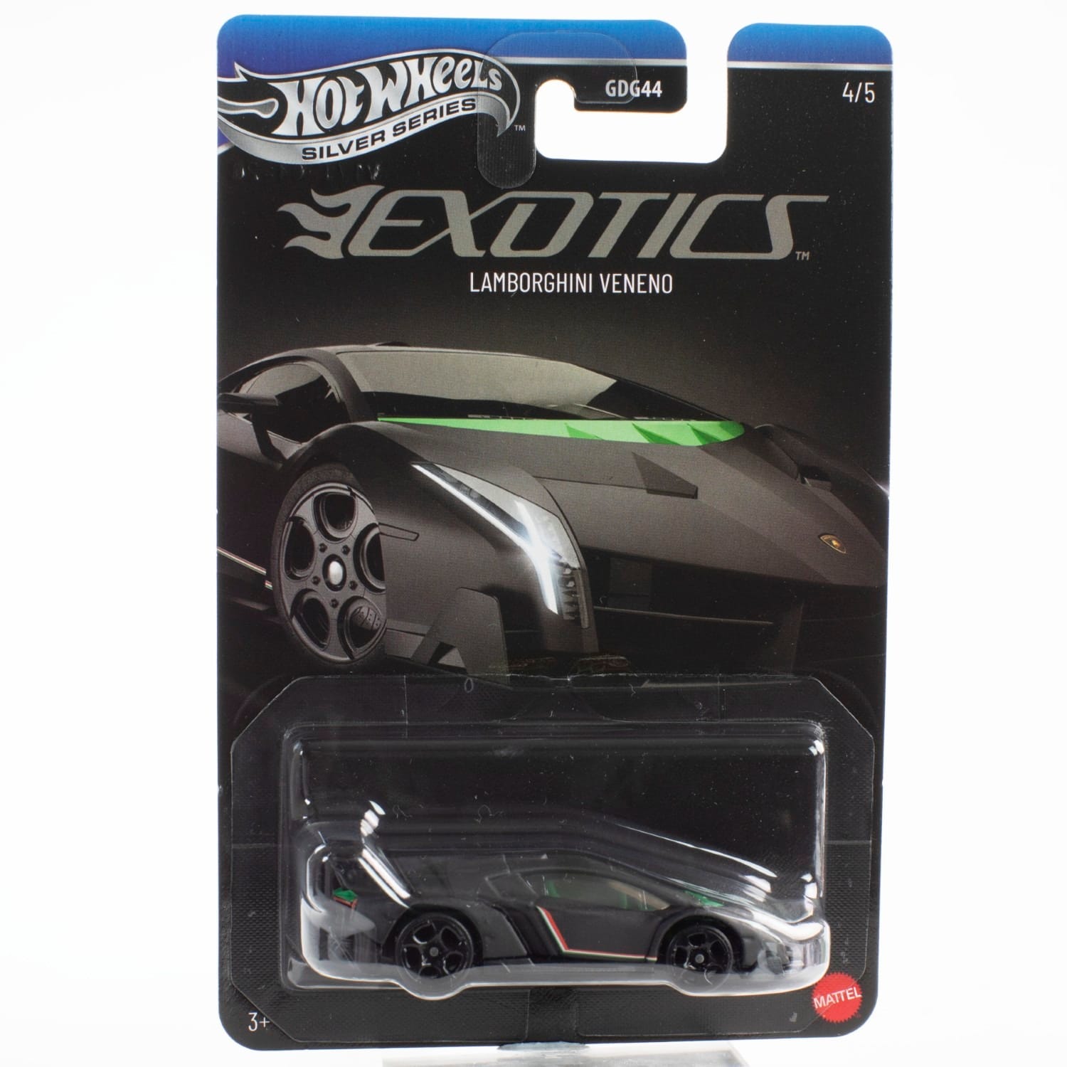 Игрушечная машинка Hot Wheels Silver Series Exotics Lamborghini Veneno JKX79