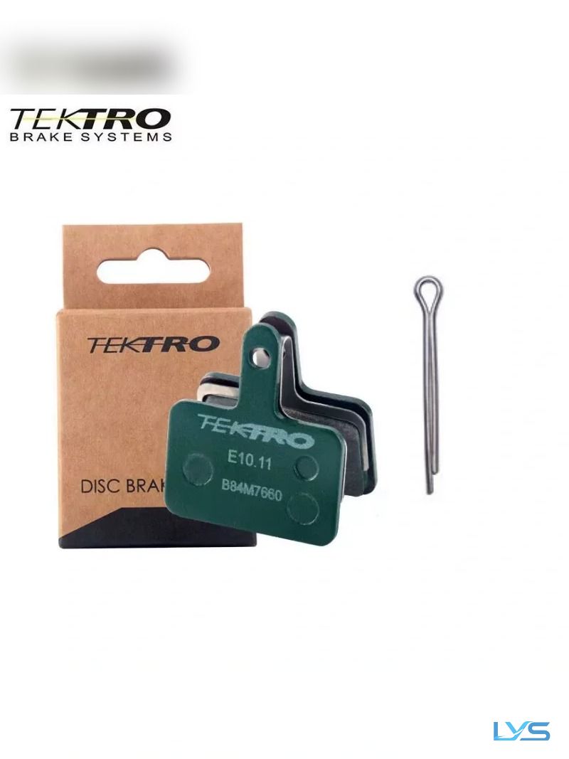 Колодки тормозные дисковые TEKTRO E10.11, 1 пара, в коробке, со шплинтом
