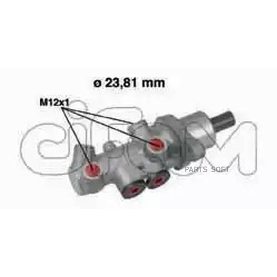 [1J1614019C] ! главн. торм. цил.\ Audi A3, Seat Toledo, VW Bora/Golf IV ESP 00-01 от официального дистрибьютора, CIFAM, артикул 202536