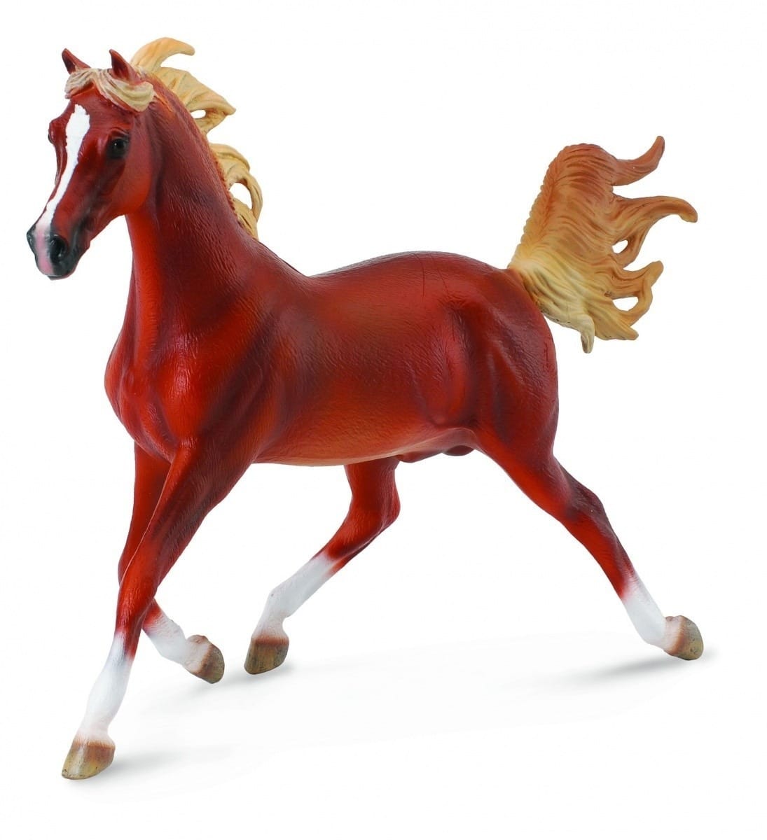 Фигурка Collecta Арабский конь Kasztan, коричневый, масштаб 1 к 12