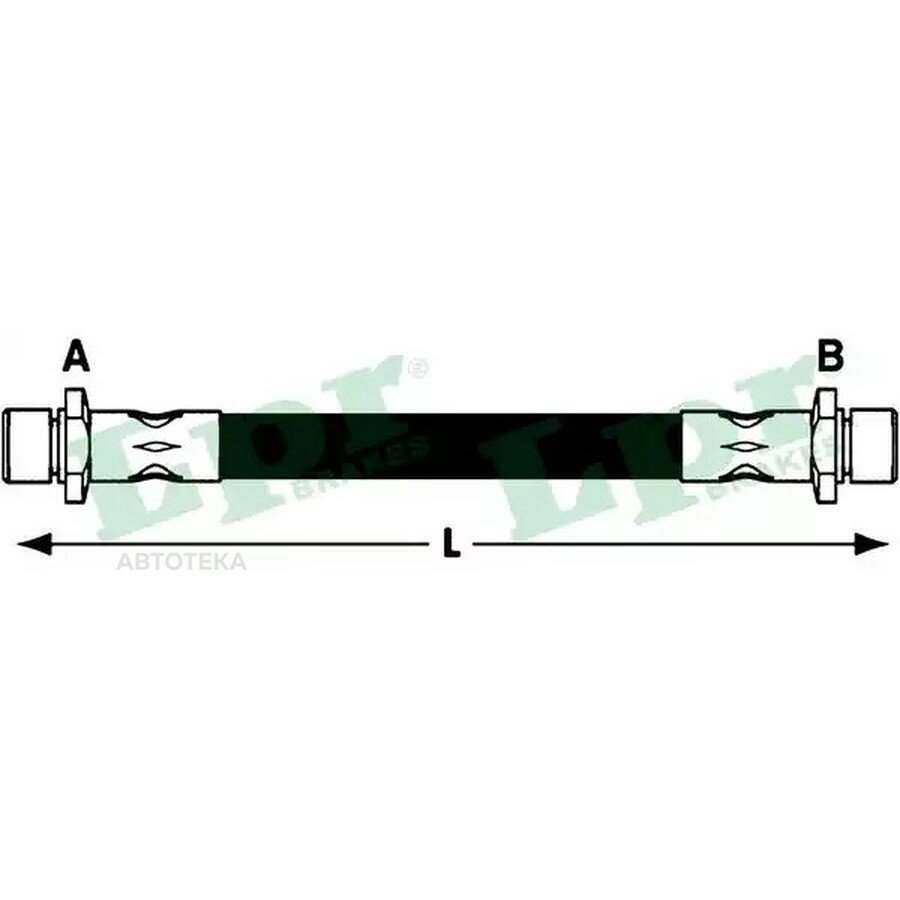 Шланг тормозной LPR 6T48051