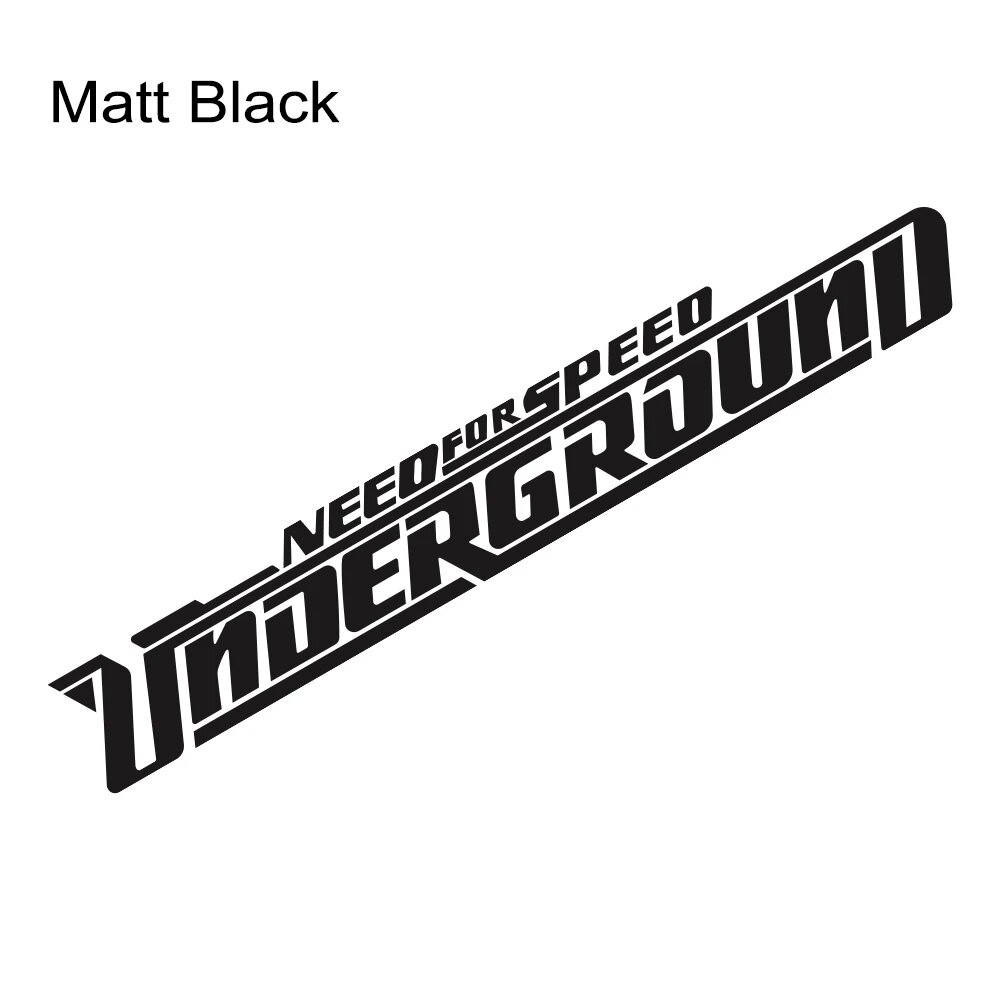 Наклейки NFS Need For Speed Most Wanted Для Гоночных Автомобилей, Черный, Matt Black, 60x9cm