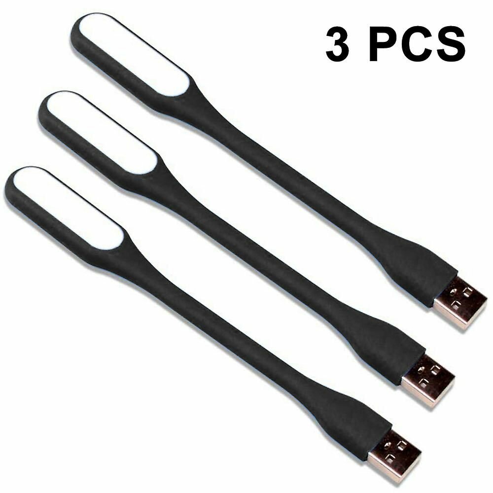 Набор из 3 мини-светильников USB, USB-подсветка для ноутбука, клавиатуры, гибкий кабель.