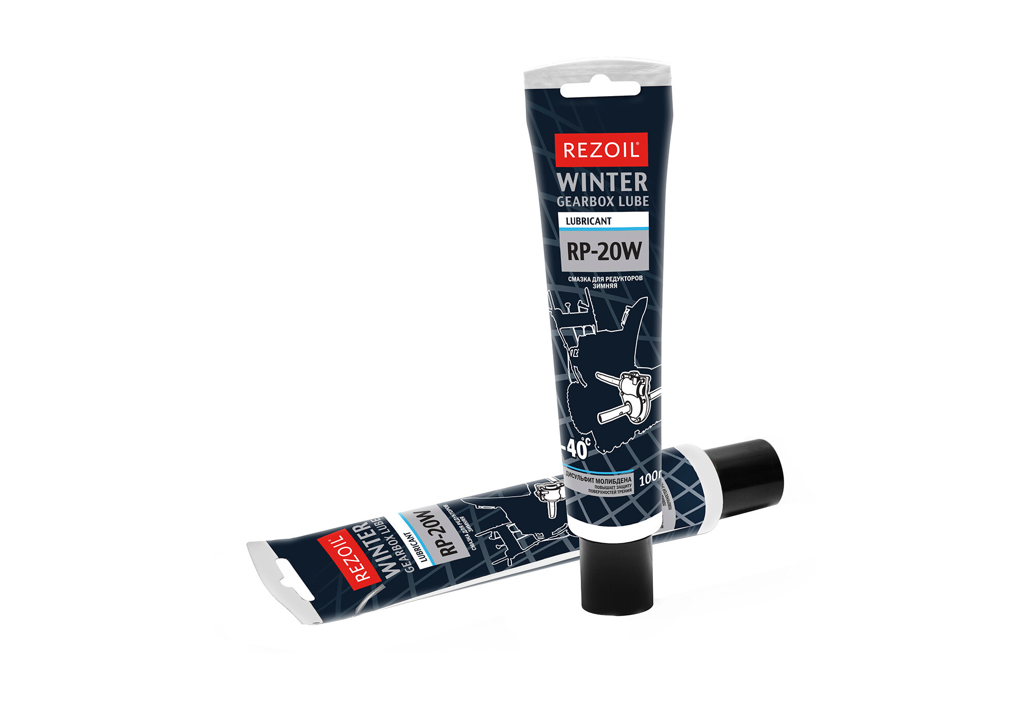 Смазка REZOIL RP-20W зимняя, для редукторов снегоуборщиков 100 гр. (15шт./уп.)