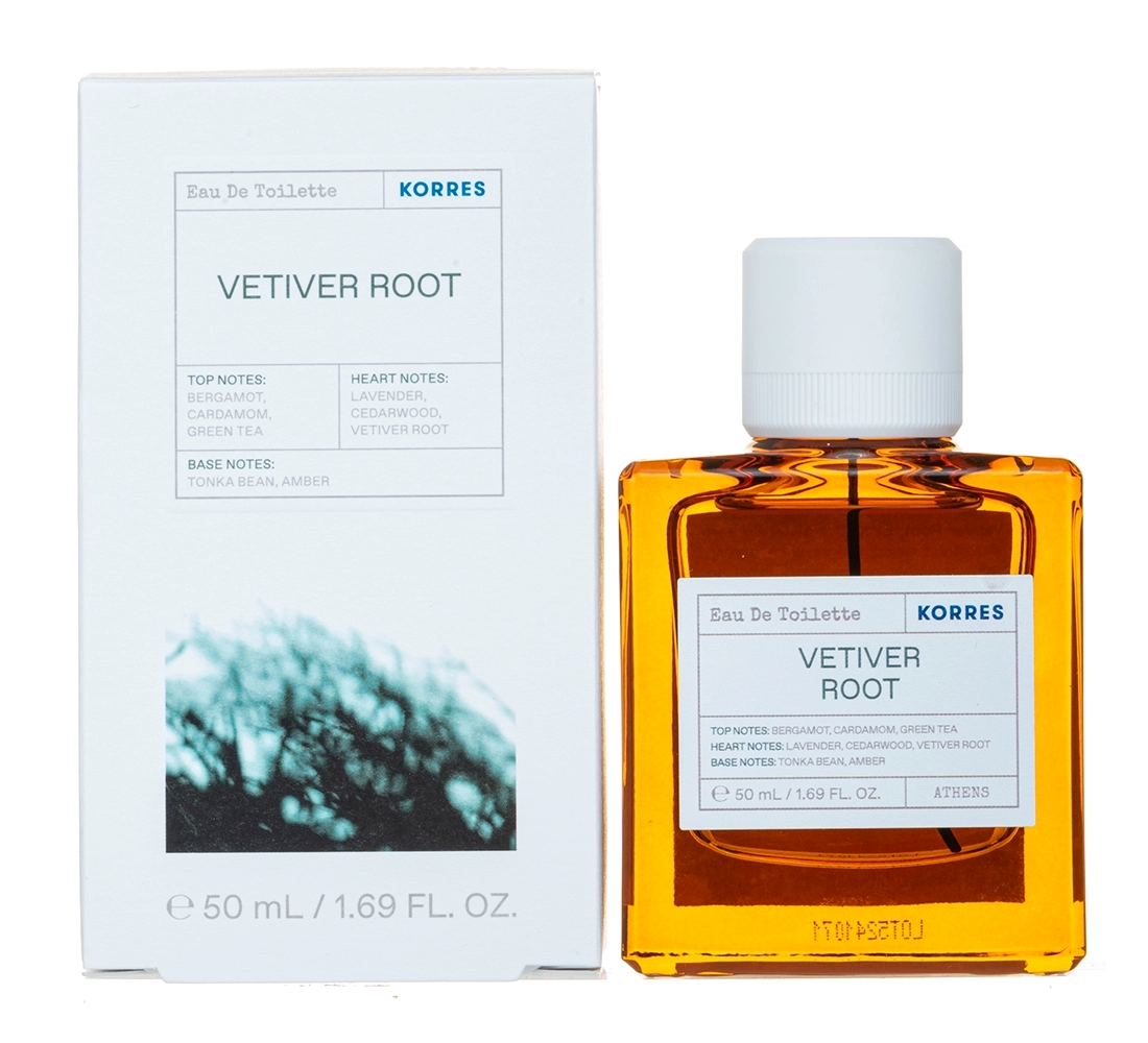 Eau de toilette для женщин и мужчин Korres Vetiver Root 50 мл / Ветивер
