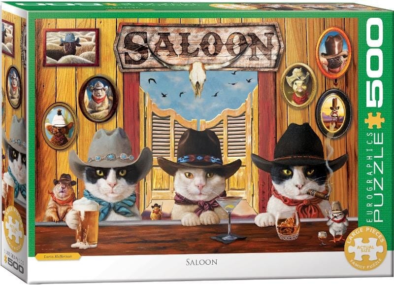Пазл Eurographics Saloon by Lucia Heffernan, 500 элементов