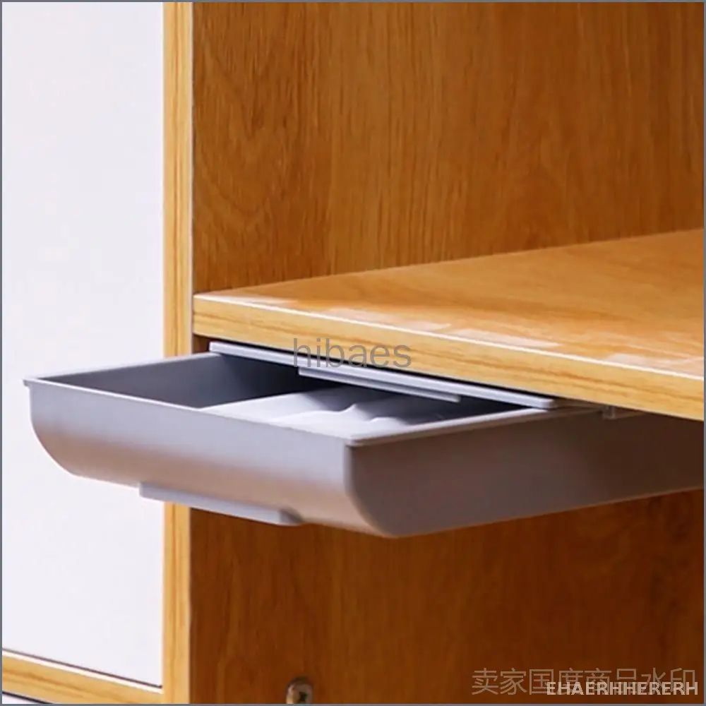 Органайзер с выдвижными ящиками 22x11x3.2 см 1 шт пластик белый