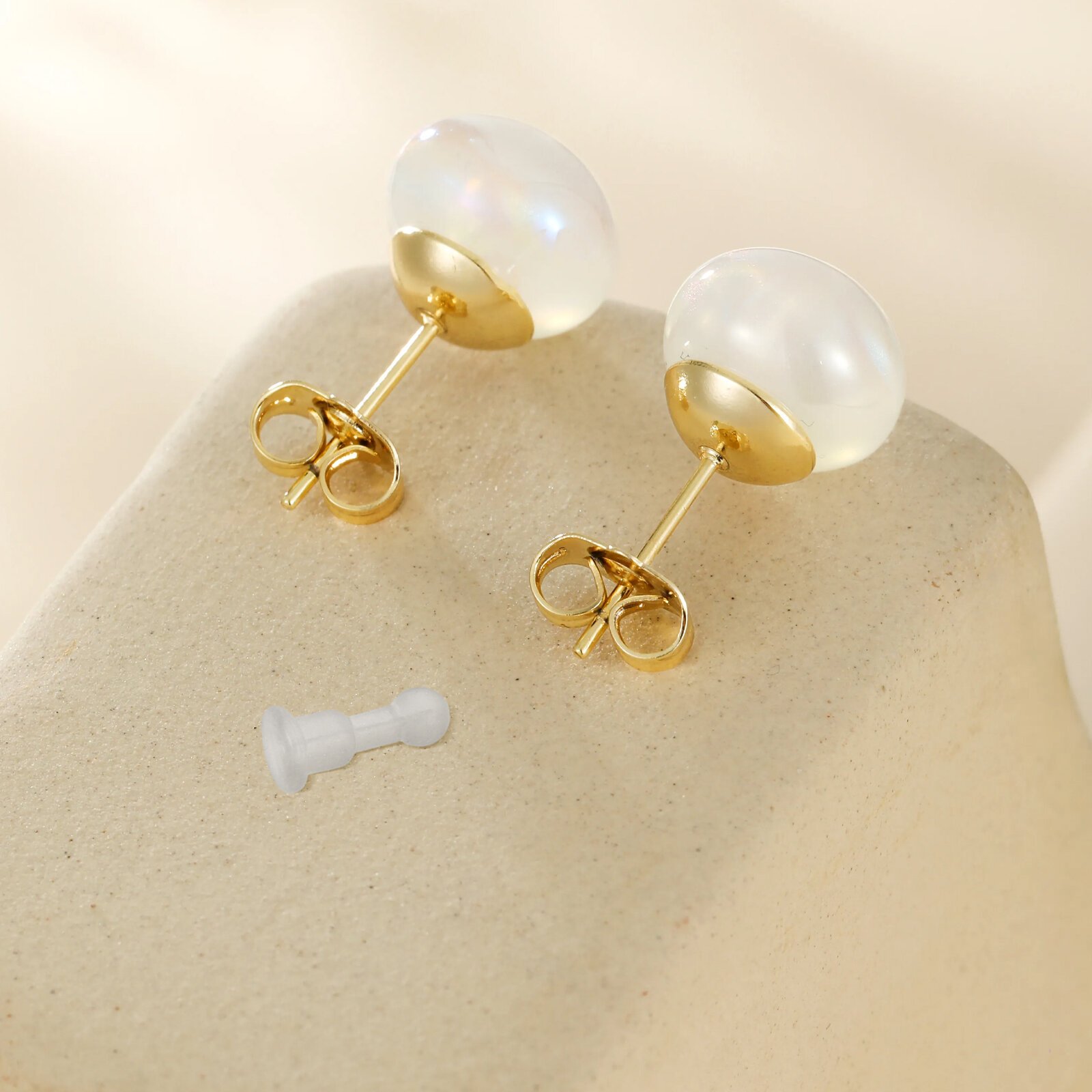 50 Штук Прозрачные Силиконовые Заглушки Для Сережек Soft Earring Back Replacements Размер 1 00X0 60X0 60Cm