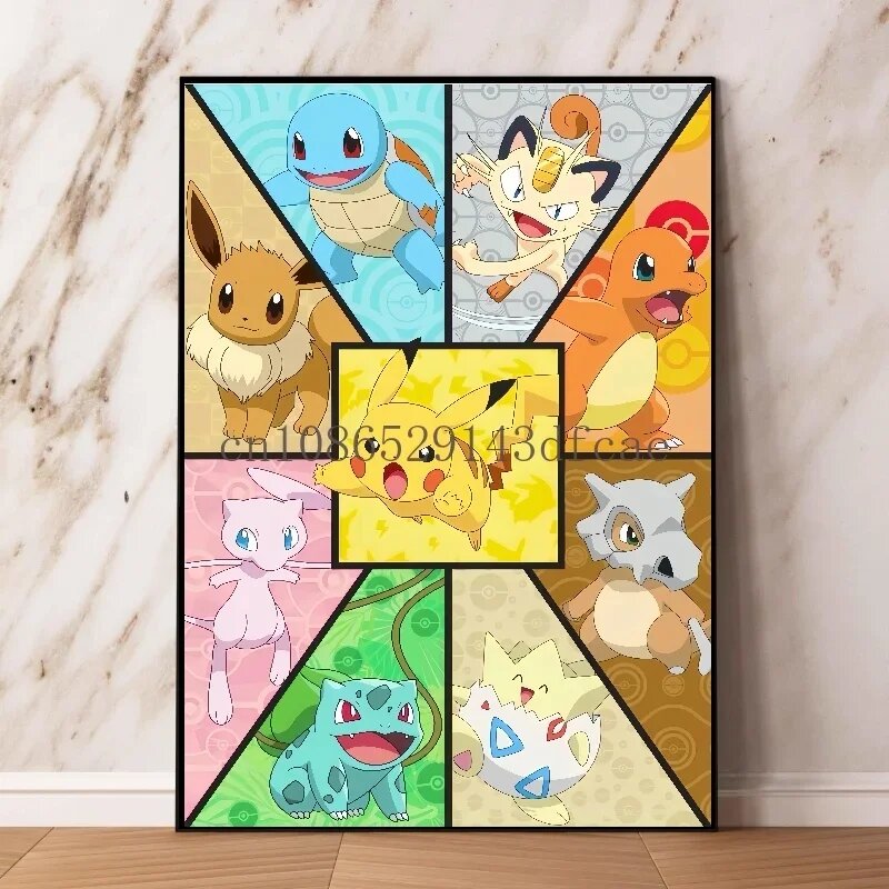 Настенный плакат Pokemon TAKARA TOMY Pokemon5, 30x42cm Unframed A3