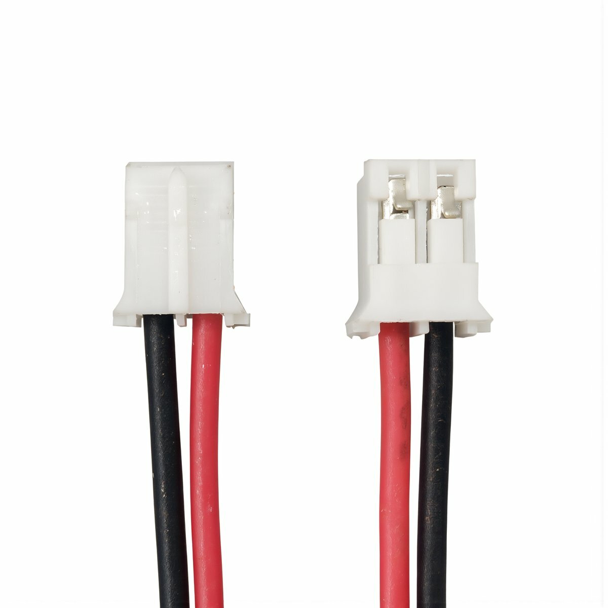 Жгут для передачи сигналов PH2.0 2P 24AWG чёрный красный 50 мм для электронных плат схем, PH2.0-2P красный-черный 26AWG 50мм