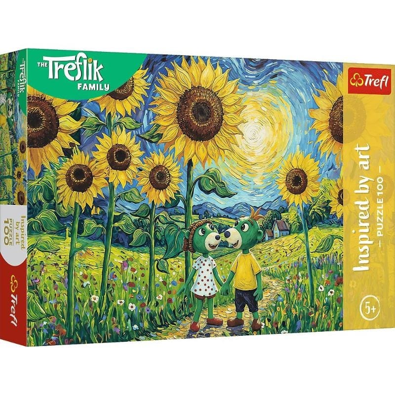 Пазл Trefl Trefliki Inspired By Art "Прогулка среди подсолнухов", 100 элементов