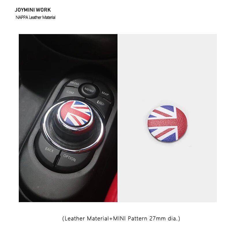 Кожаная Накладка На Кнопки Управления Мультимедиа Для Mini Cooper F56 F55 F57, Аксессуар Для Внутренней Отделки Салона