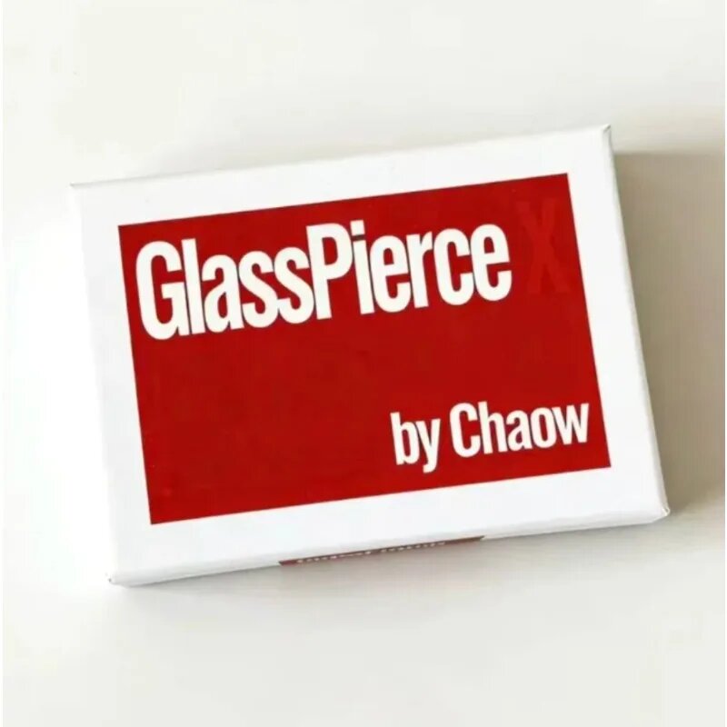 Glass Pierce X от Chaow: Фокусы с магическим приближением, иллюзии, трюки, реквизит для уличной магии, ментализм, комедийные фокусы, барные фокусы, Марк Магия