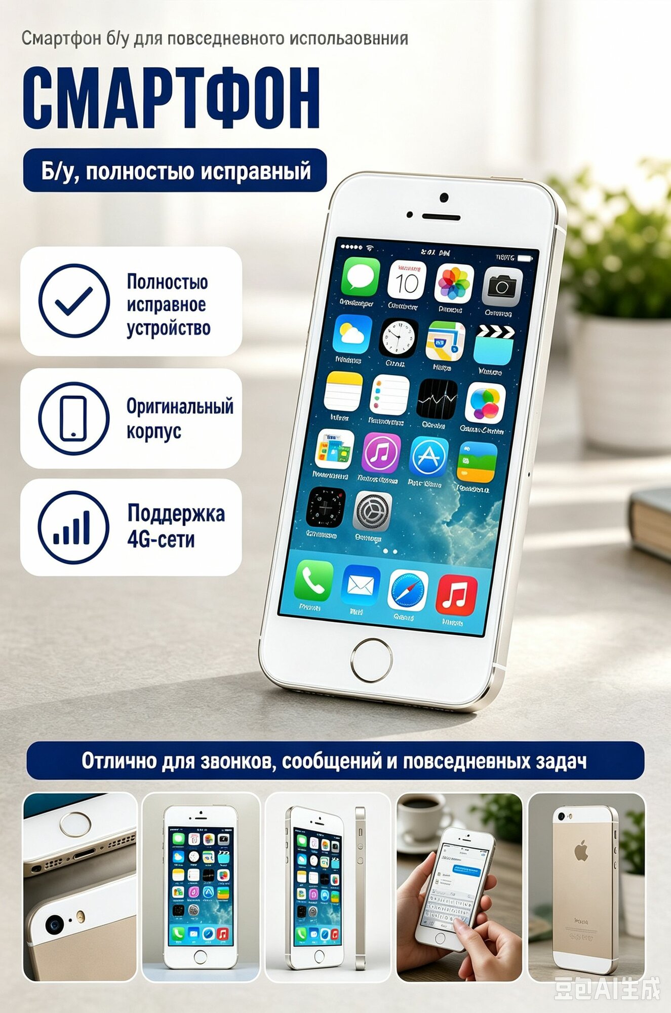 Мобильный телефон, разноцветный