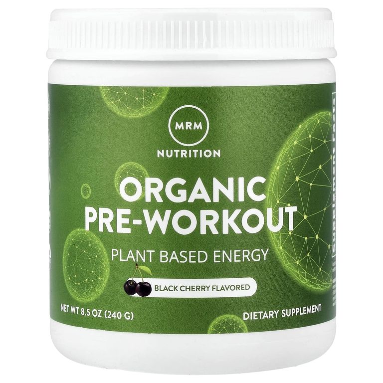 MRM Nutrition, Предтренировочный продукт, Pre-workout, вкус черная вишня, 240 г