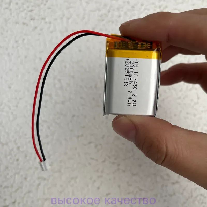 LiPo аккумулятор 103450 2000mAh 3.7V разъём PH2.0