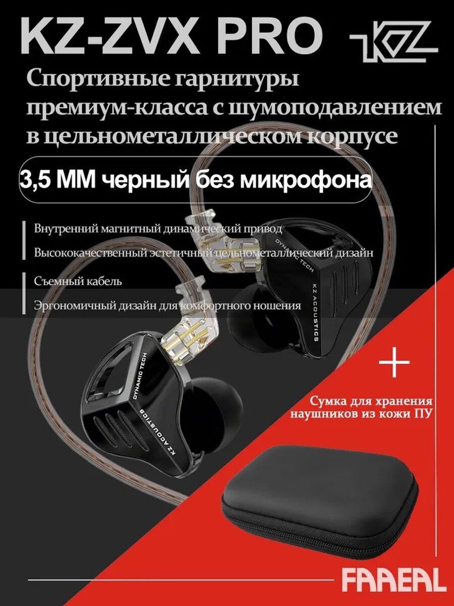 Проводные внутриканальные наушники 3,5 мм, бирюзовые, без микрофона