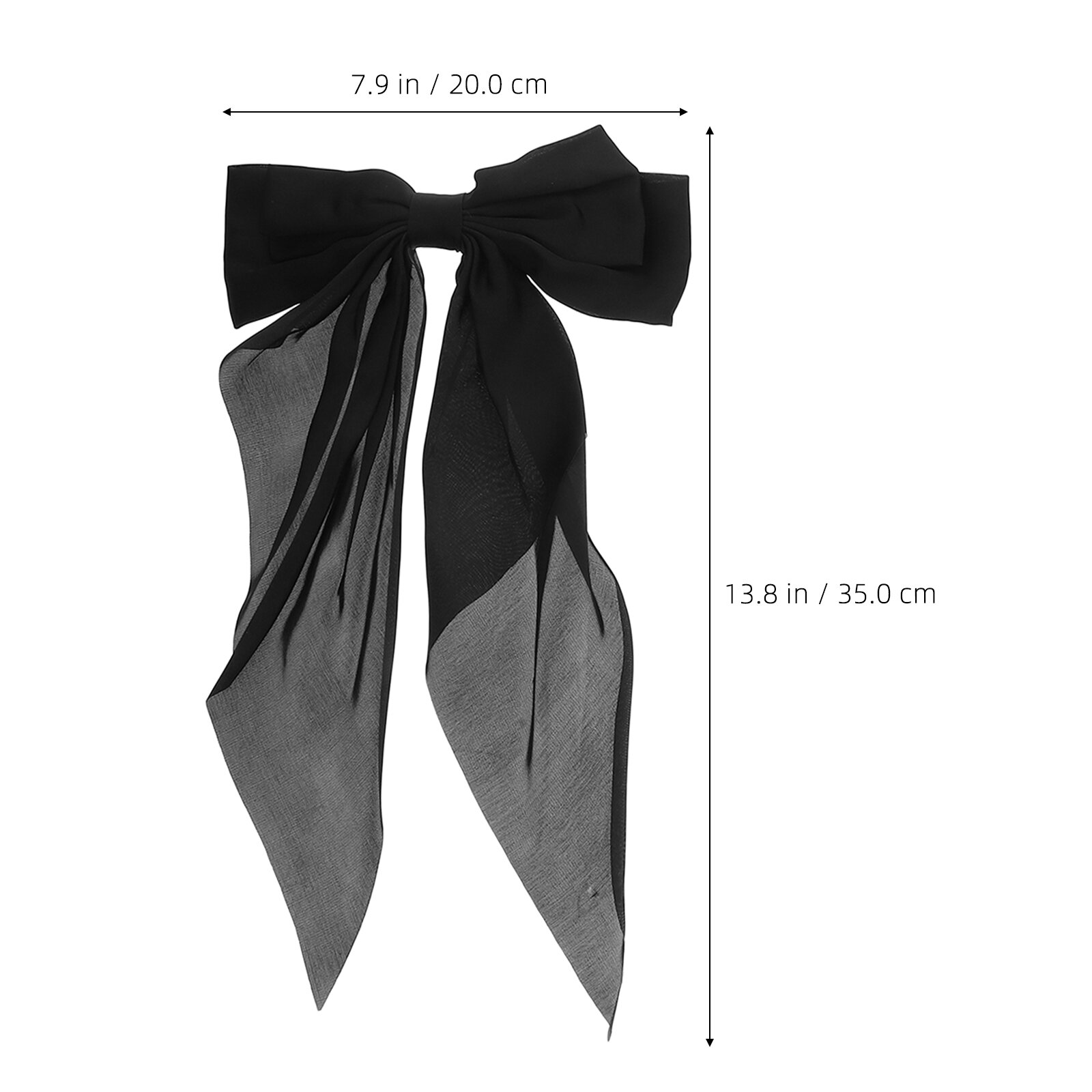 6 Штук Удобные Заколки Для Волос В Чёрном Цвете 35.00X20.00X1.30Cm