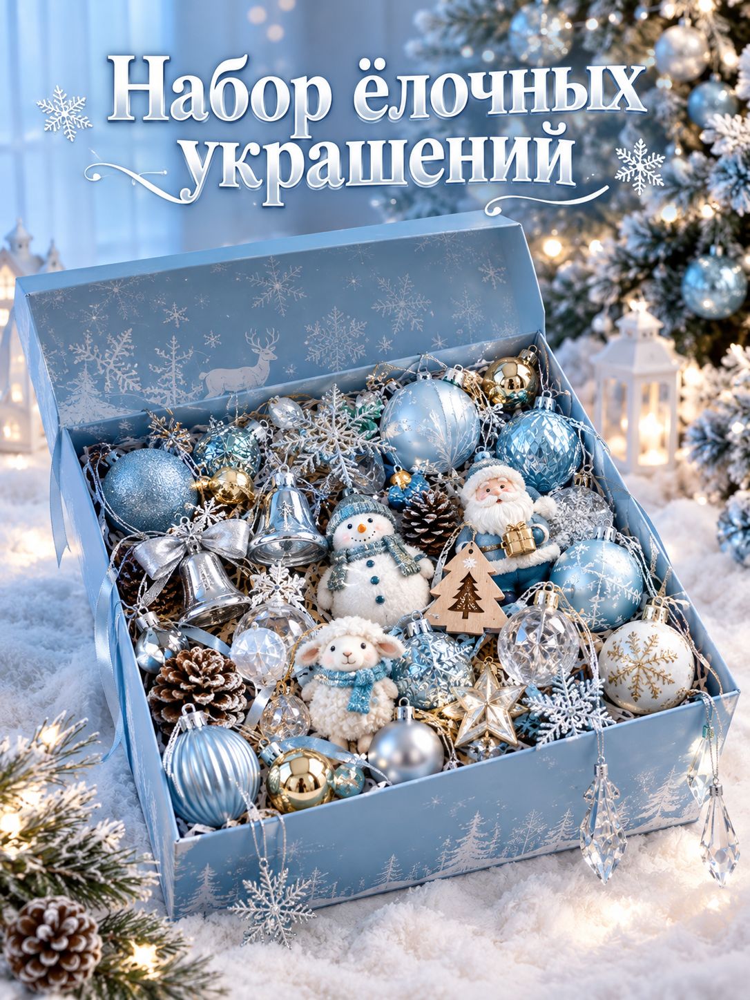 Набор подвесок для Рождественской елки