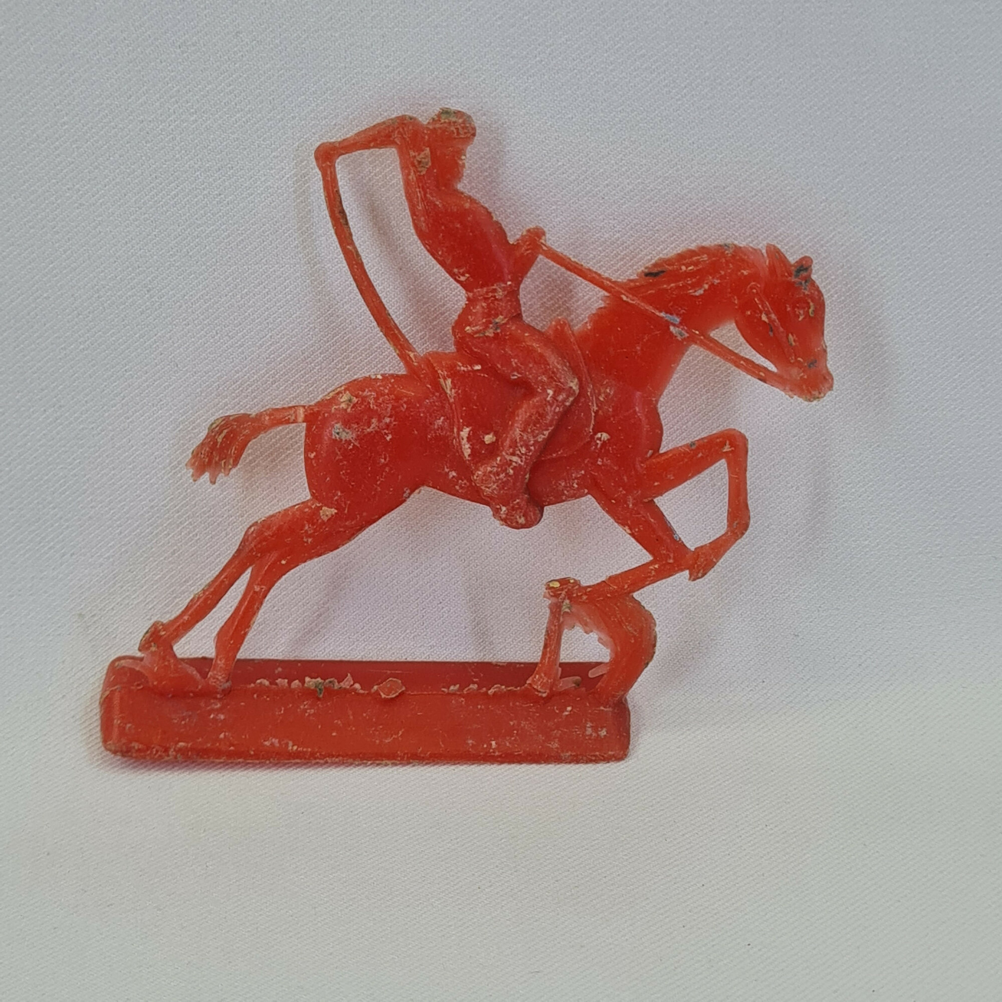 Фигурка винтажная, СССР. Всадник на коне, декоративное настольное украшение