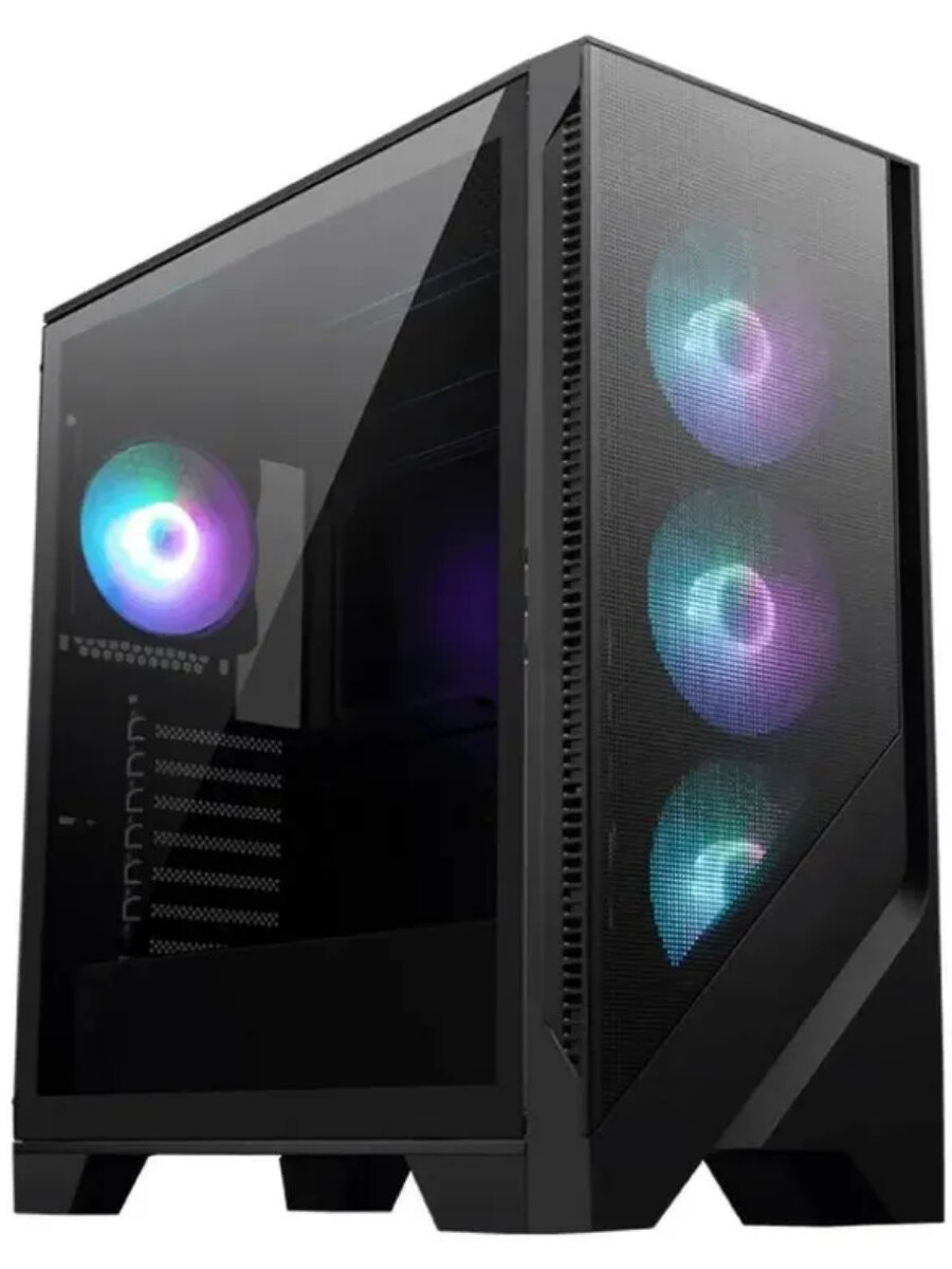 Корпус для ПК MSI MAG Forge 320R Airflow черный, Mid Tower без блока питания
