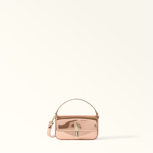 фото Сумка кросс-боди furla furla iride micro crossbody top handle, золотой
