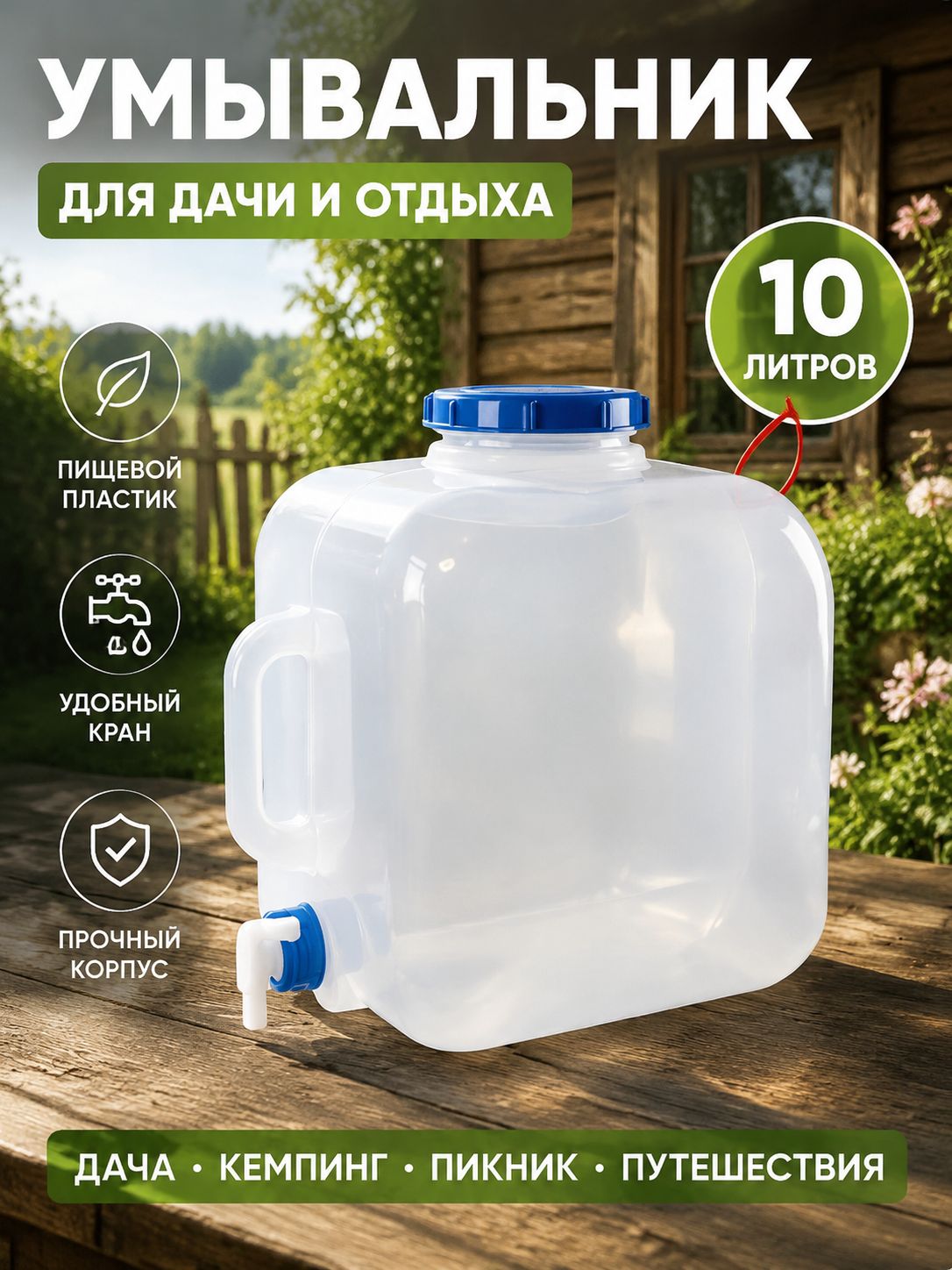 Умывальник для дачи,10л