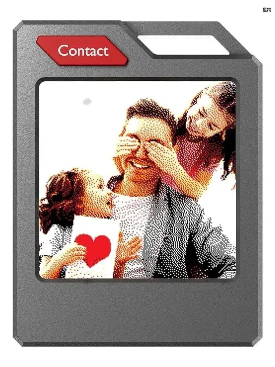 Bluetooth трекер PhotoTag P30 с E Ink дисплеем, совместимый с Find My для iOS и Android
